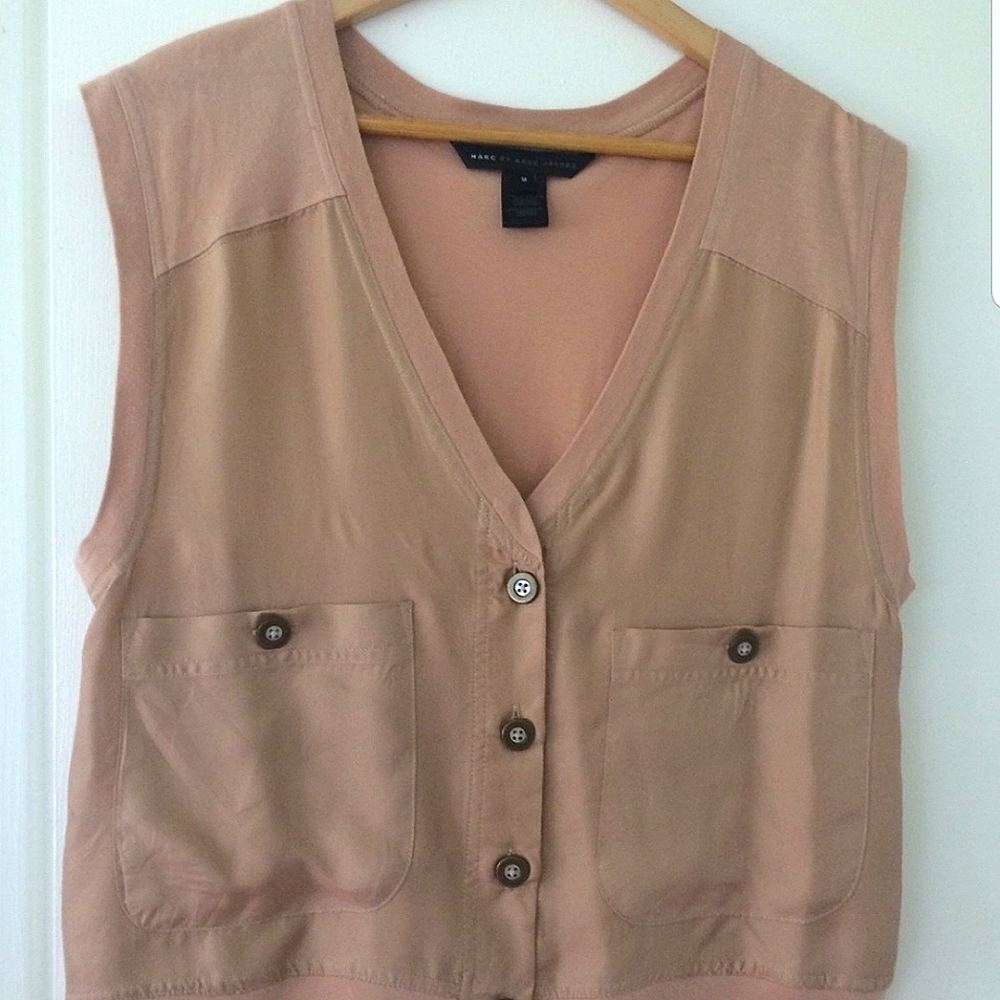 Marc by Marc Jacobs Button Down Tank
